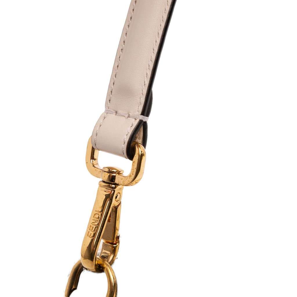 Fendi Woven Calfskin Vitello King Ceylon Baguette Satchel - Image 14
