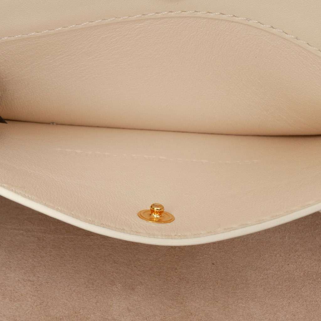 Fendi Woven Calfskin Vitello King Ceylon Baguette Satchel - Image 11