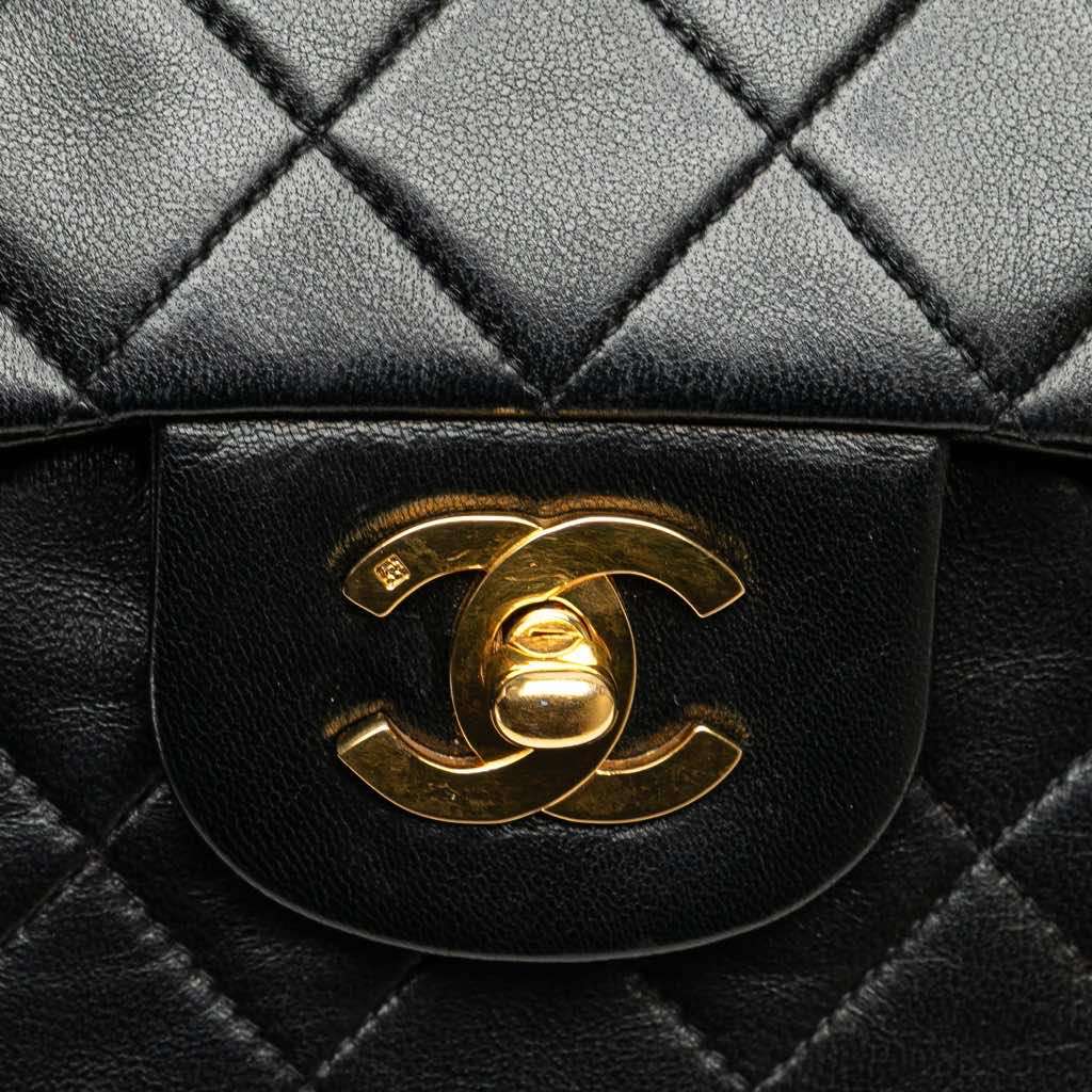 Chanel Medium Classic Lambskin Double Flap - 5