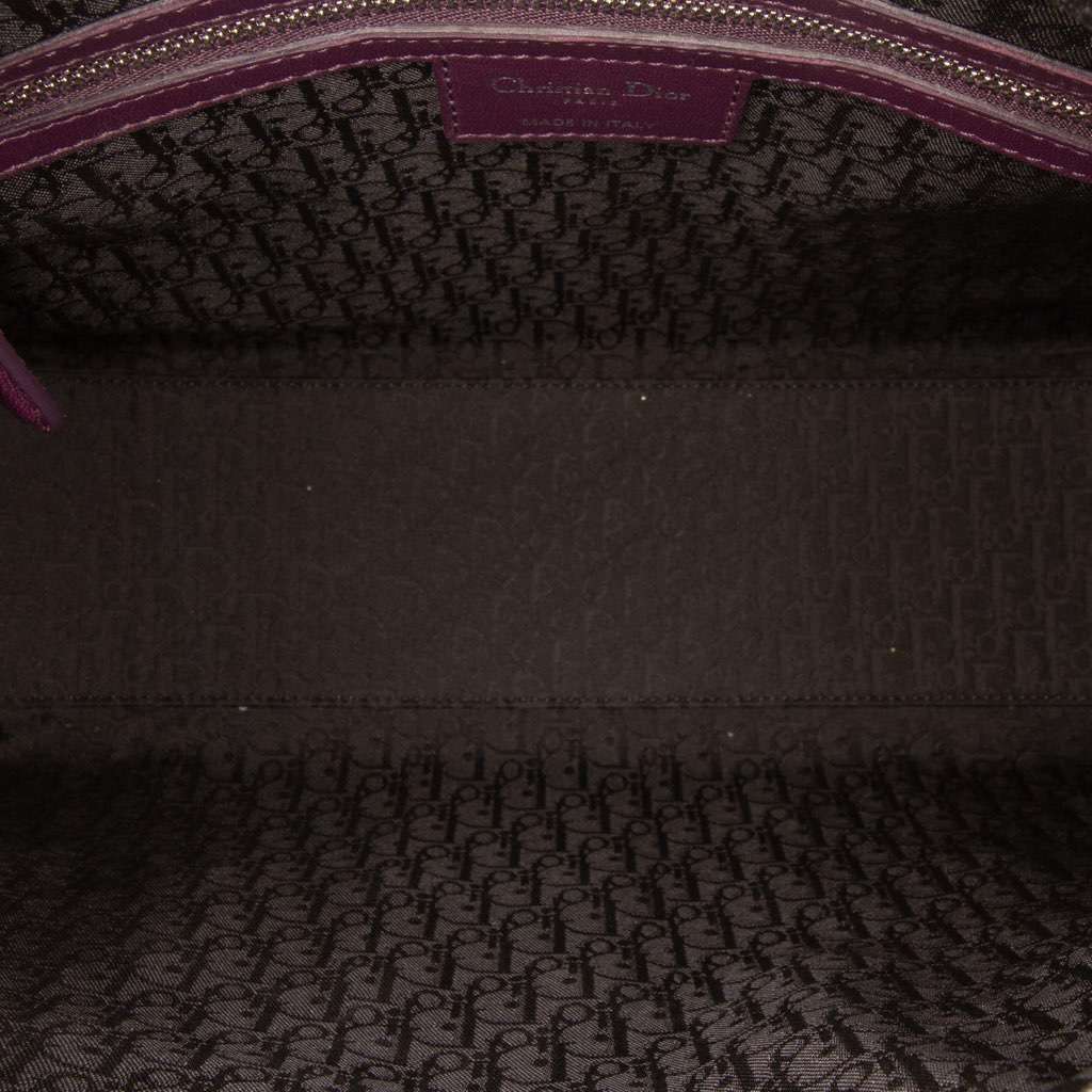 Dior Large Lambskin Cannage Lady Dior - 4