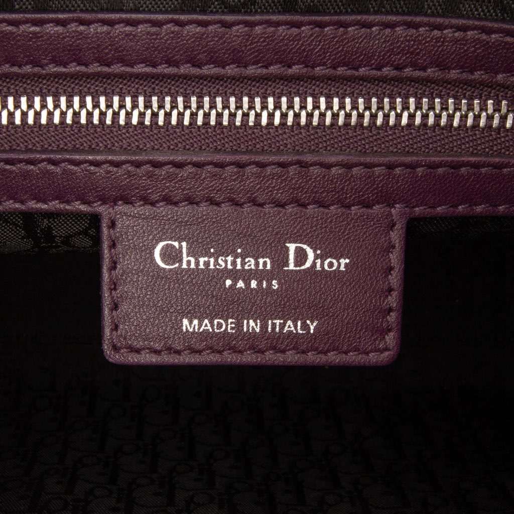 Dior Large Lambskin Cannage Lady Dior - 5