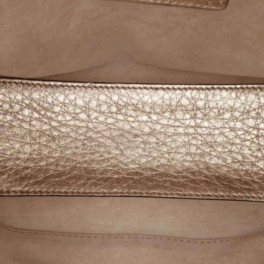 Dior Small Metallic Grained Calfskin Cannage Supple Lady Dior - 4