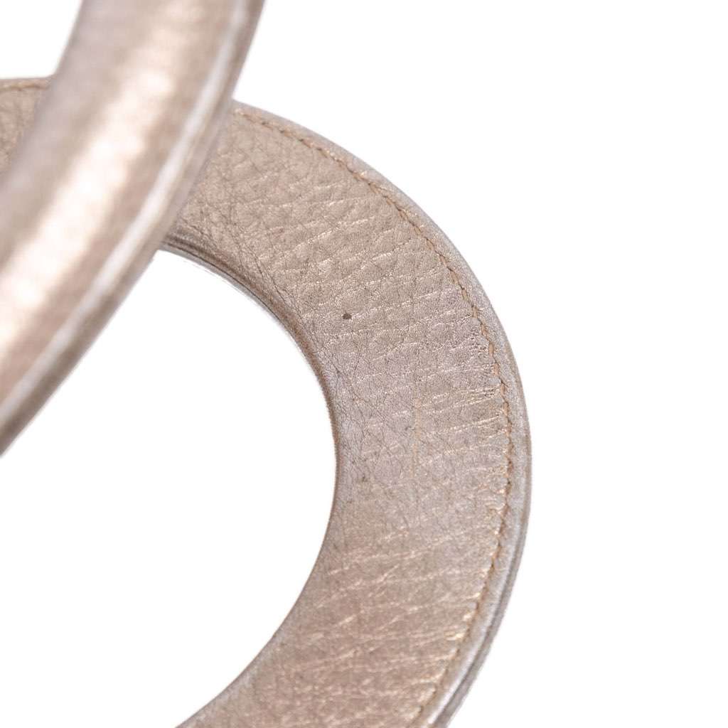 Dior Small Metallic Grained Calfskin Cannage Supple Lady Dior - Image 12