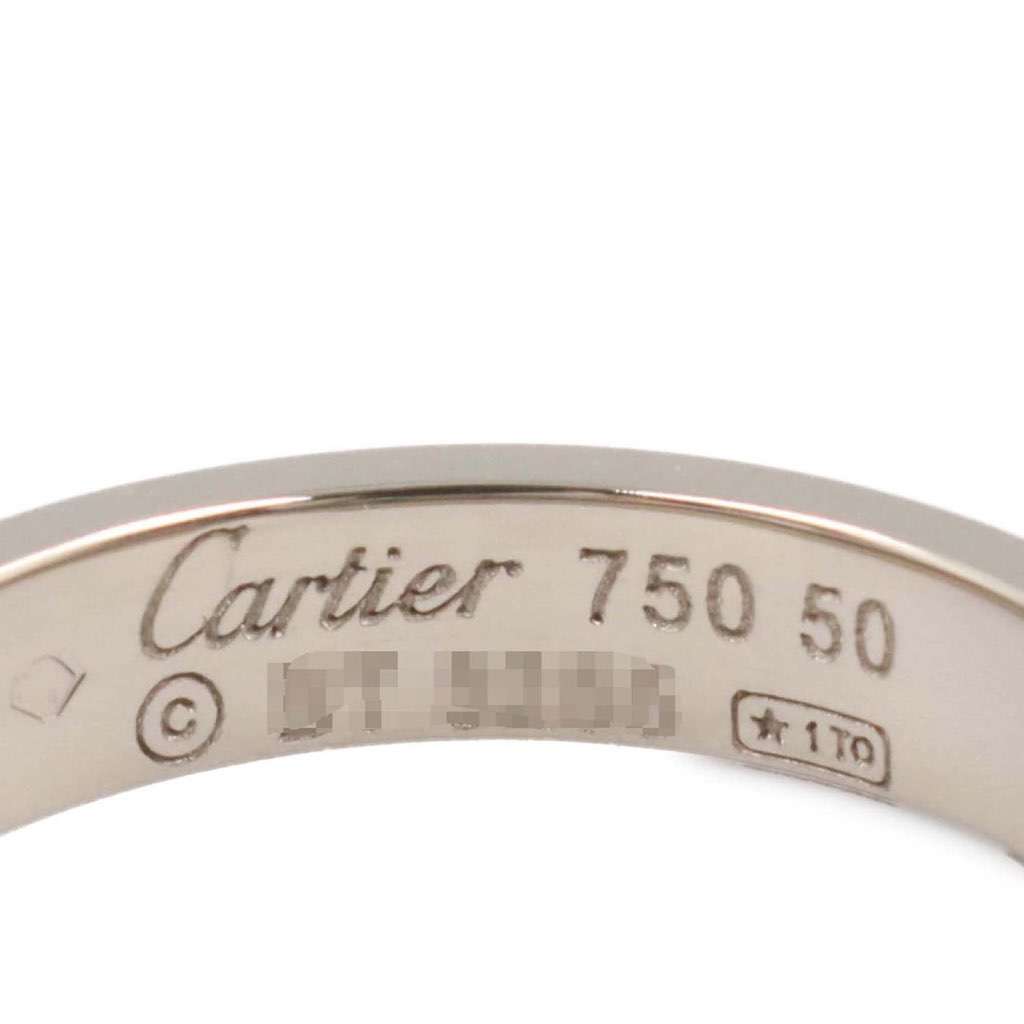 Cartier 18K White Gold Small Love Ring - 3