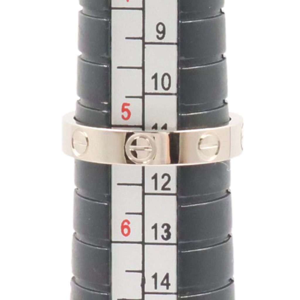Cartier 18K White Gold Small Love Ring - 4