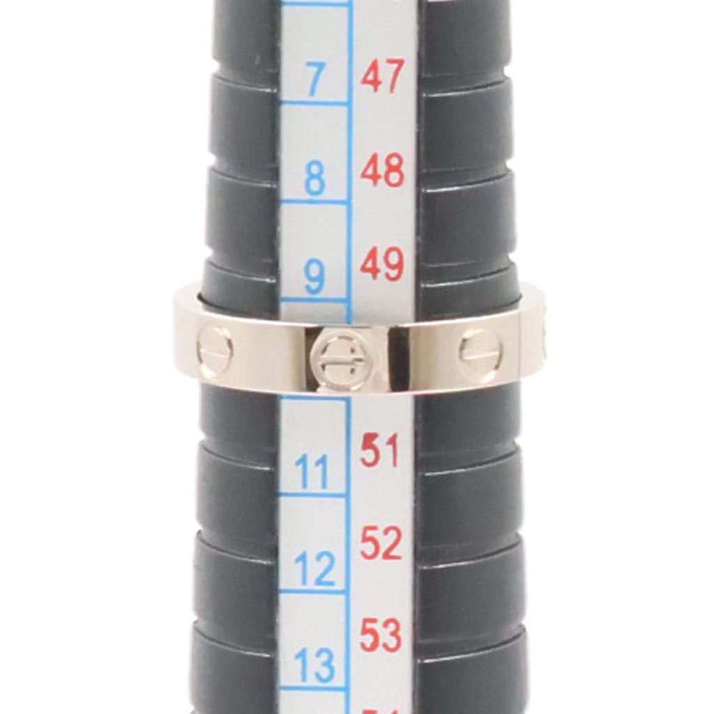 Cartier 18K White Gold Small Love Ring - 5