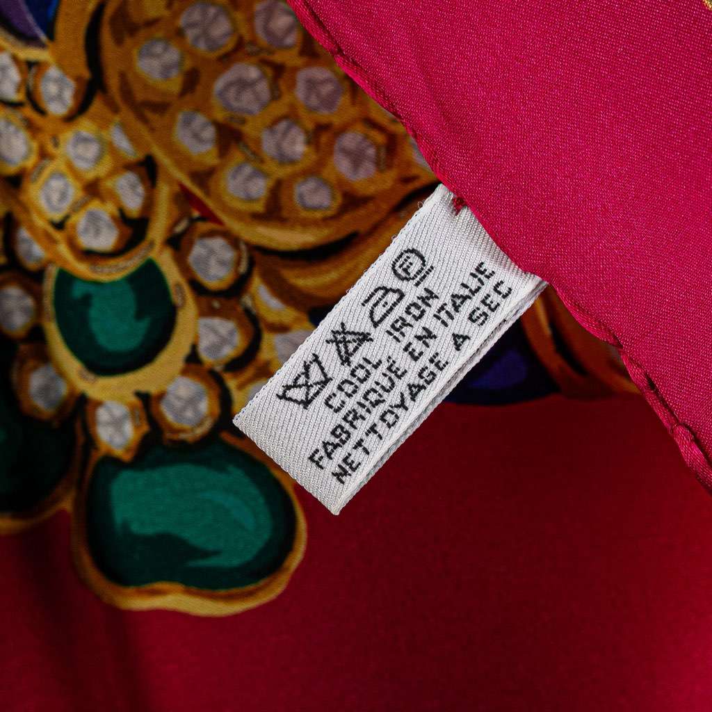 Chanel Gripoix Buttons Silk Scarf - Image 6