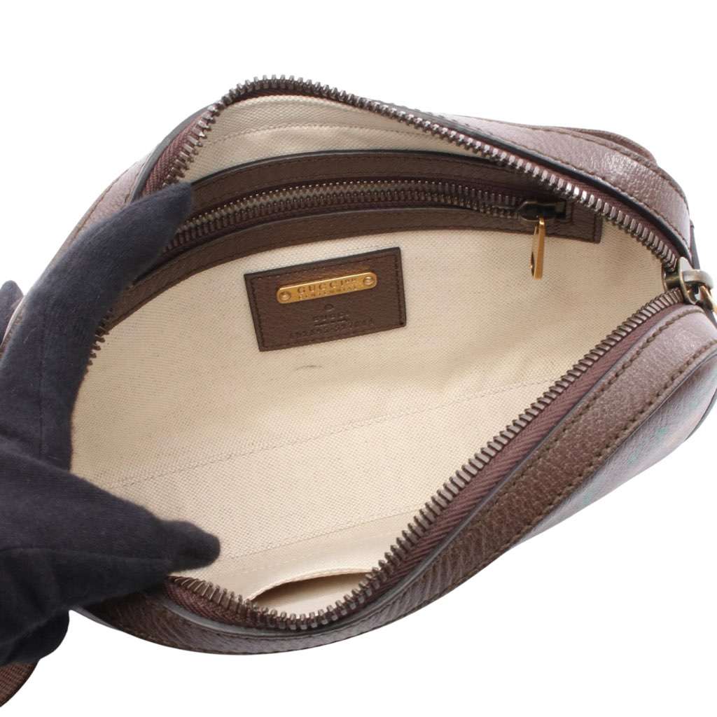 Gucci 100th Anniversary Textured Dollar Calfskin Logo Belt Bag - 3