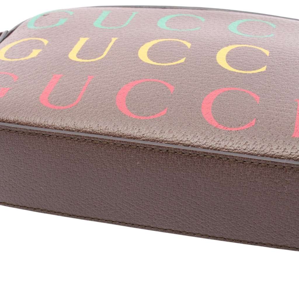 Gucci 100th Anniversary Textured Dollar Calfskin Logo Belt Bag - 5