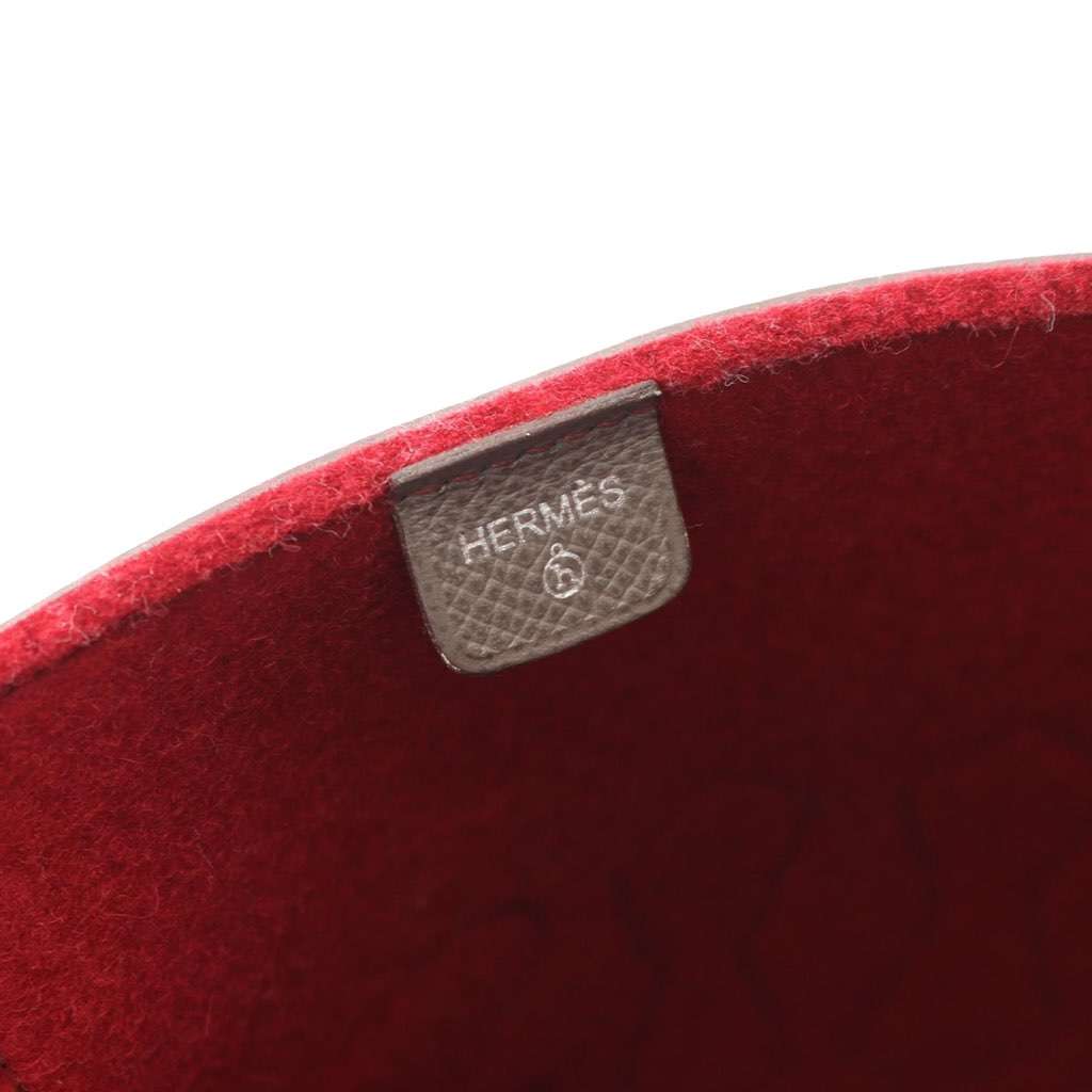 Hermès Epsom and Felt Petit H Skeleton Vertical Tote PM - 4