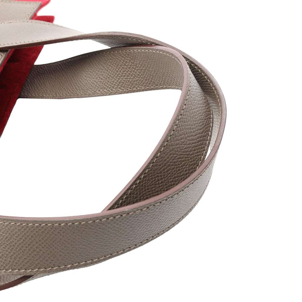 Hermès Epsom and Felt Petit H Skeleton Vertical Tote PM - Detail 2