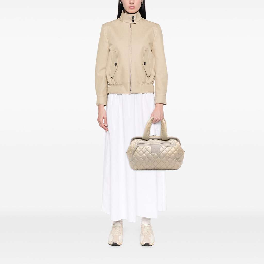 Chanel Medium Nylon Coco Cocoon Bowling Bag - Image 12