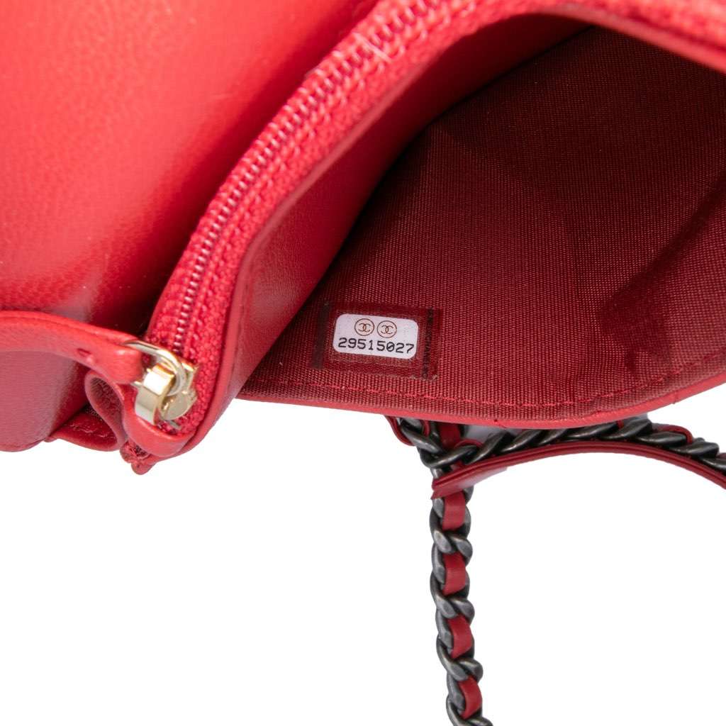 Chanel Quilted Goatskin 19 Wallet on Chain - Detail 2