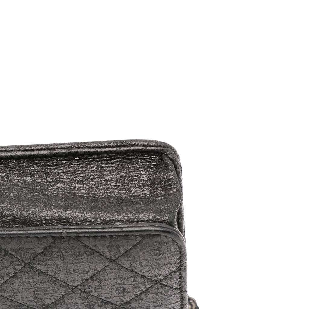 Chanel CC Quilted Crinkled Calfskin Wallet On Chain - Image 10