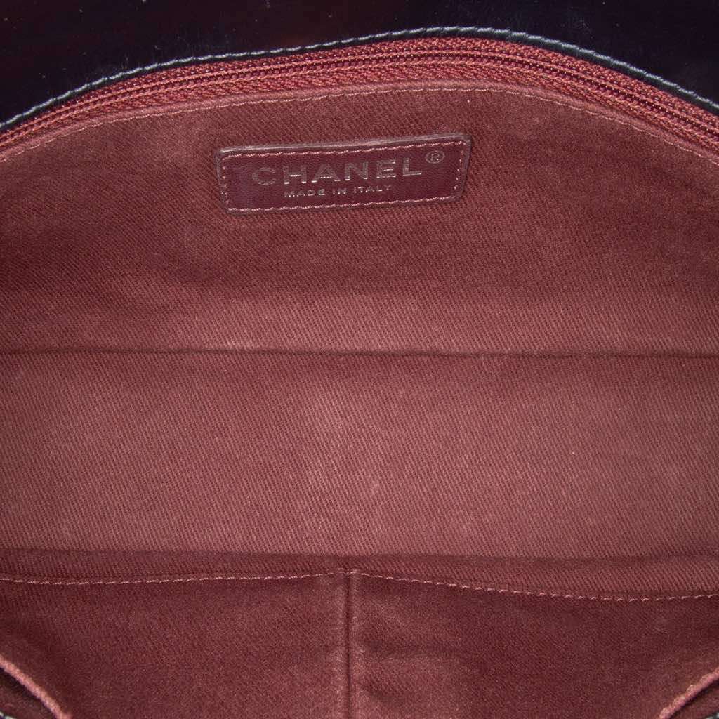 Chanel Quilted Glazed Calfskin Coco Pleats Flap - 4