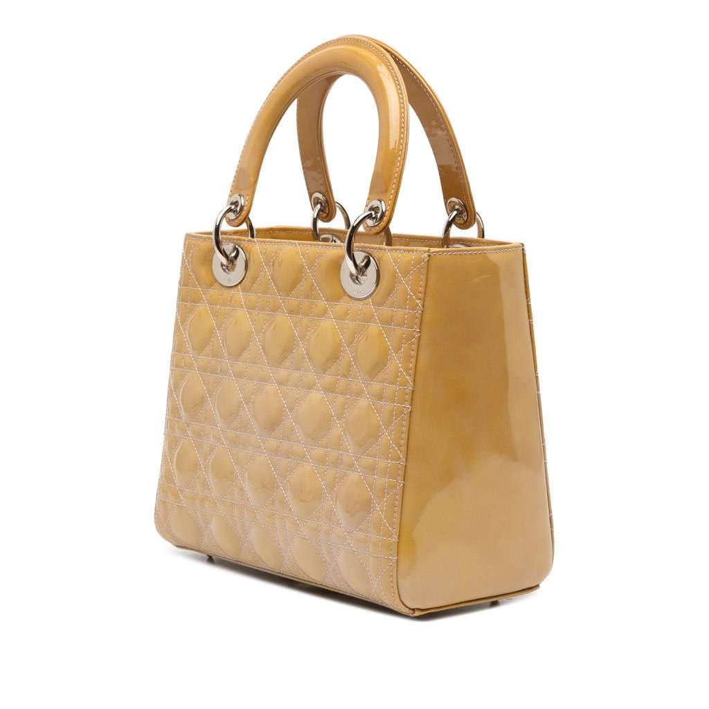 Dior Medium Patent Cannage Lady Dior - Back view