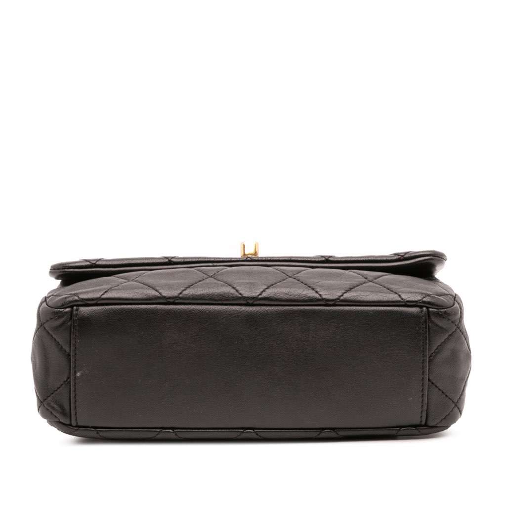 Chanel Small Quilted Lambskin Resin Pearl Chain Flap - Image 6