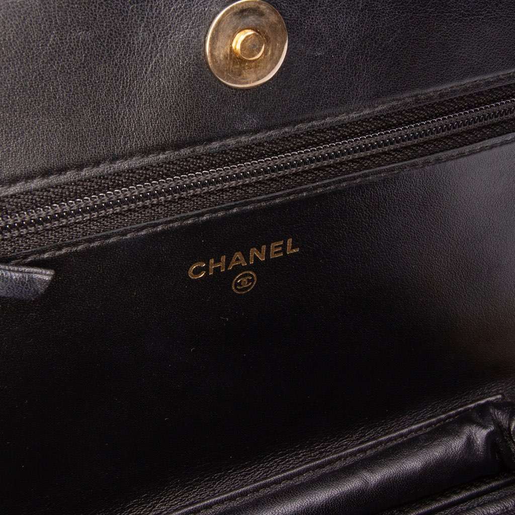 Chanel Quilted Caviar Boy Wallet on Chain - 5