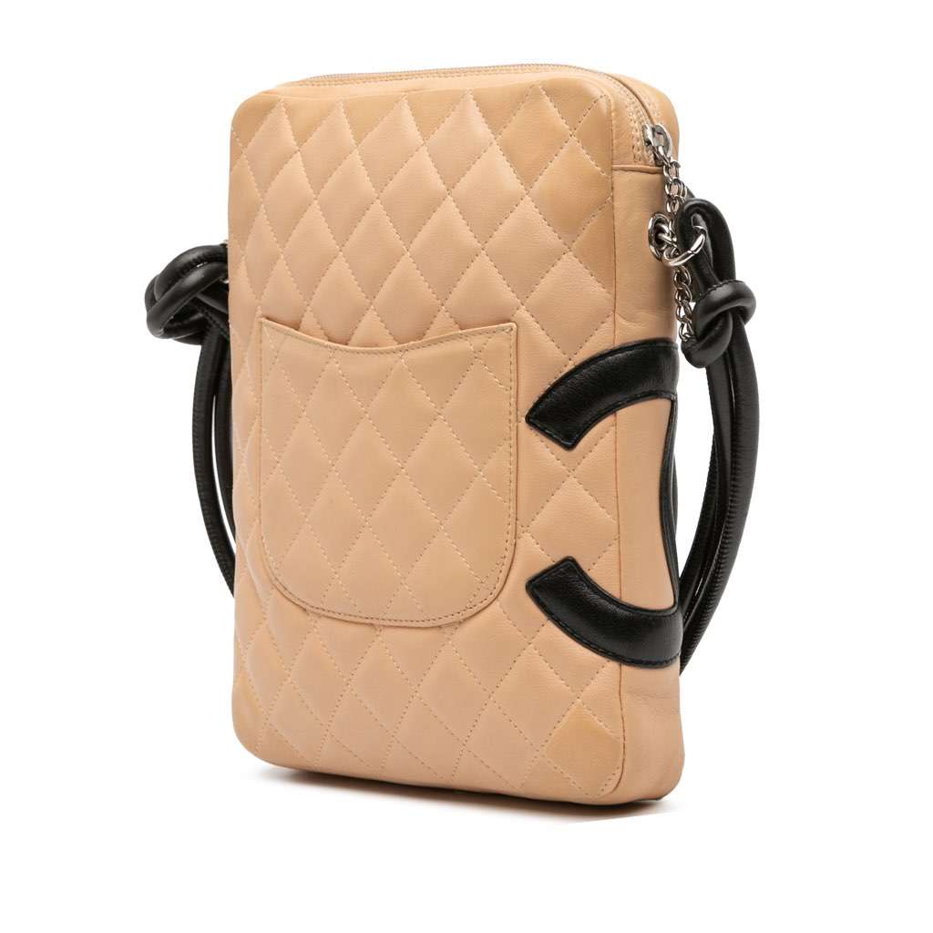 Chanel Lambskin Cambon Ligne Crossbody - Back view