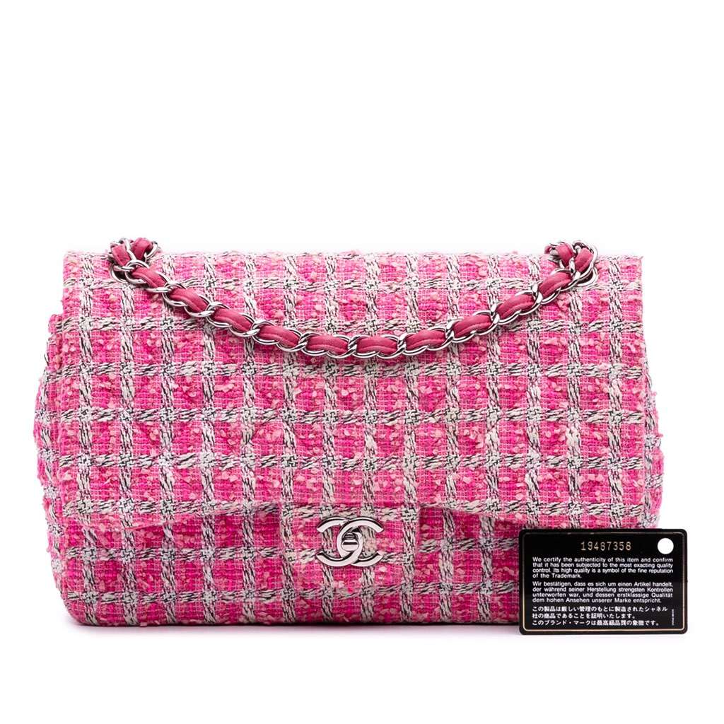 Chanel Jumbo Classic Tweed Double Flap - Image 16