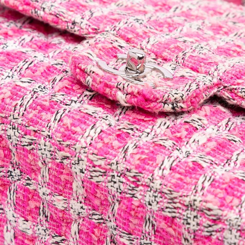 Chanel Jumbo Classic Tweed Double Flap - Image 12