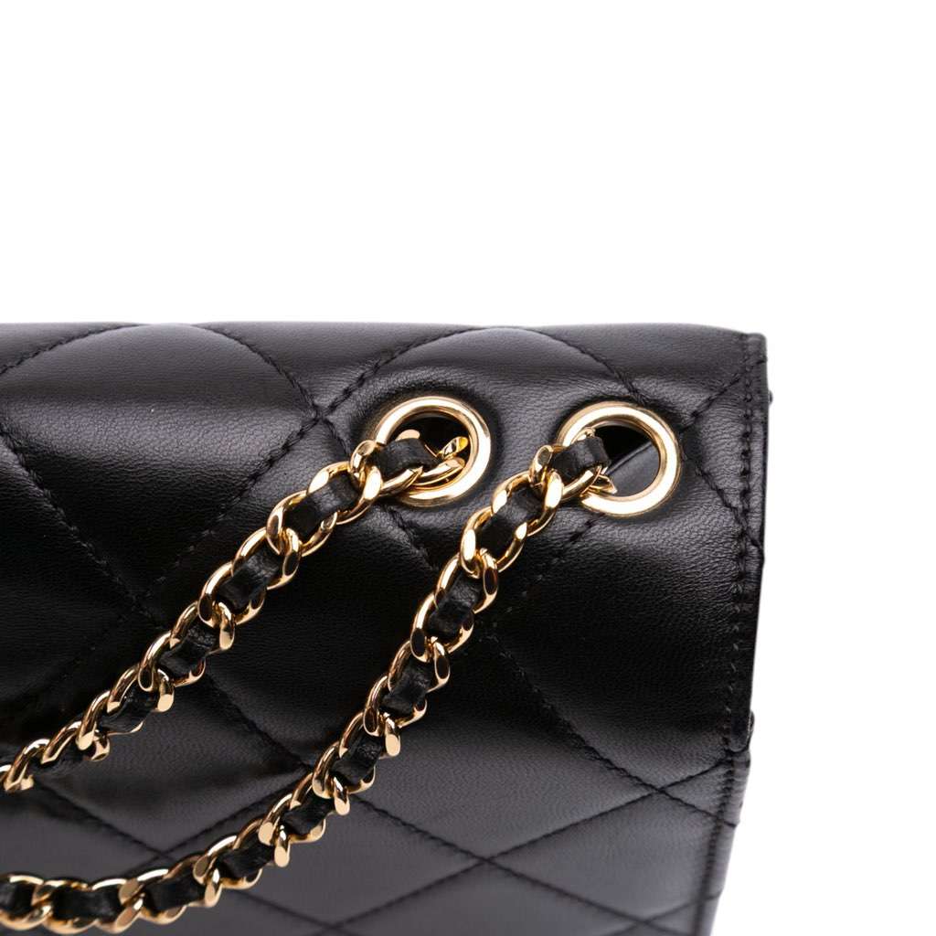Chanel Medium Quilted Lambskin Golden Class Flap - Image 12