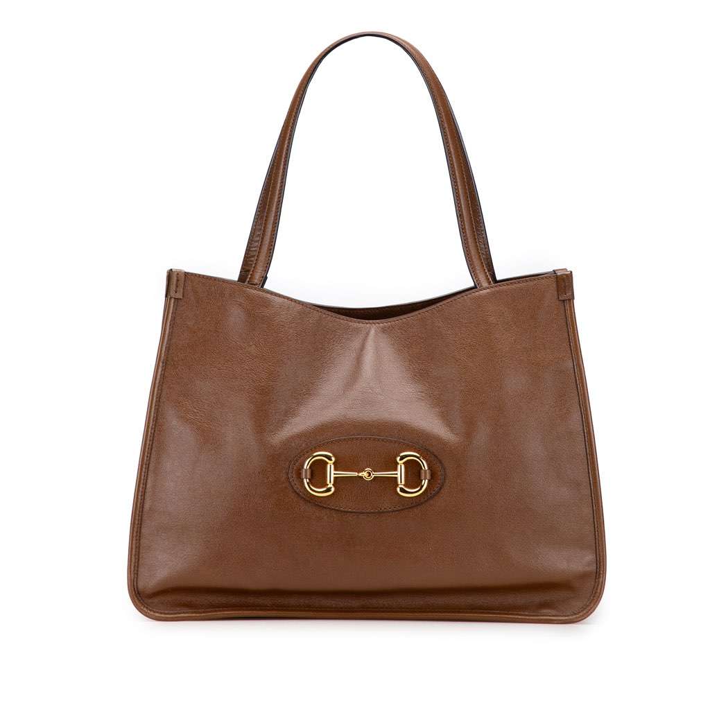 Gucci Medium Leather Horsebit 1955 Tote