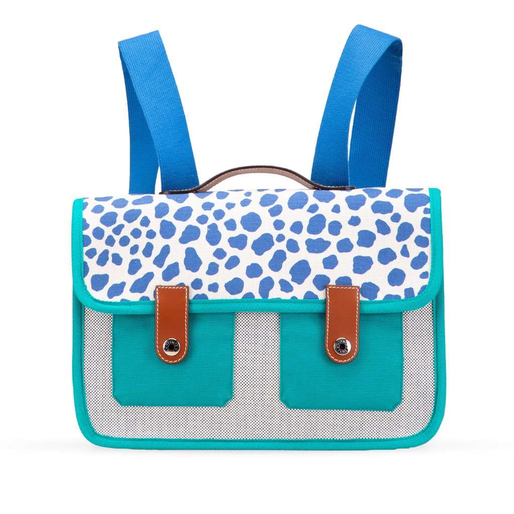 Hermès Toile and Barenia Childrens Jeux Dans La Jungle Backpack
