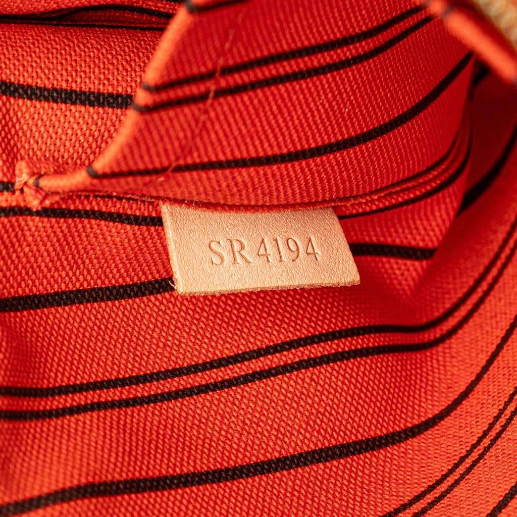 Louis Vuitton Monogram Neverfull Pouch - Side view