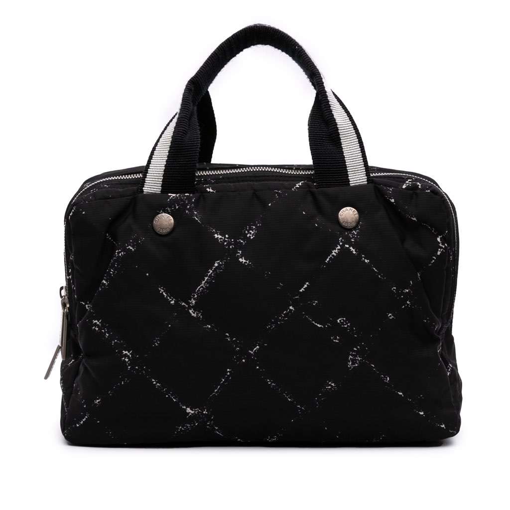 Chanel Old Travel Line Nylon Handbag