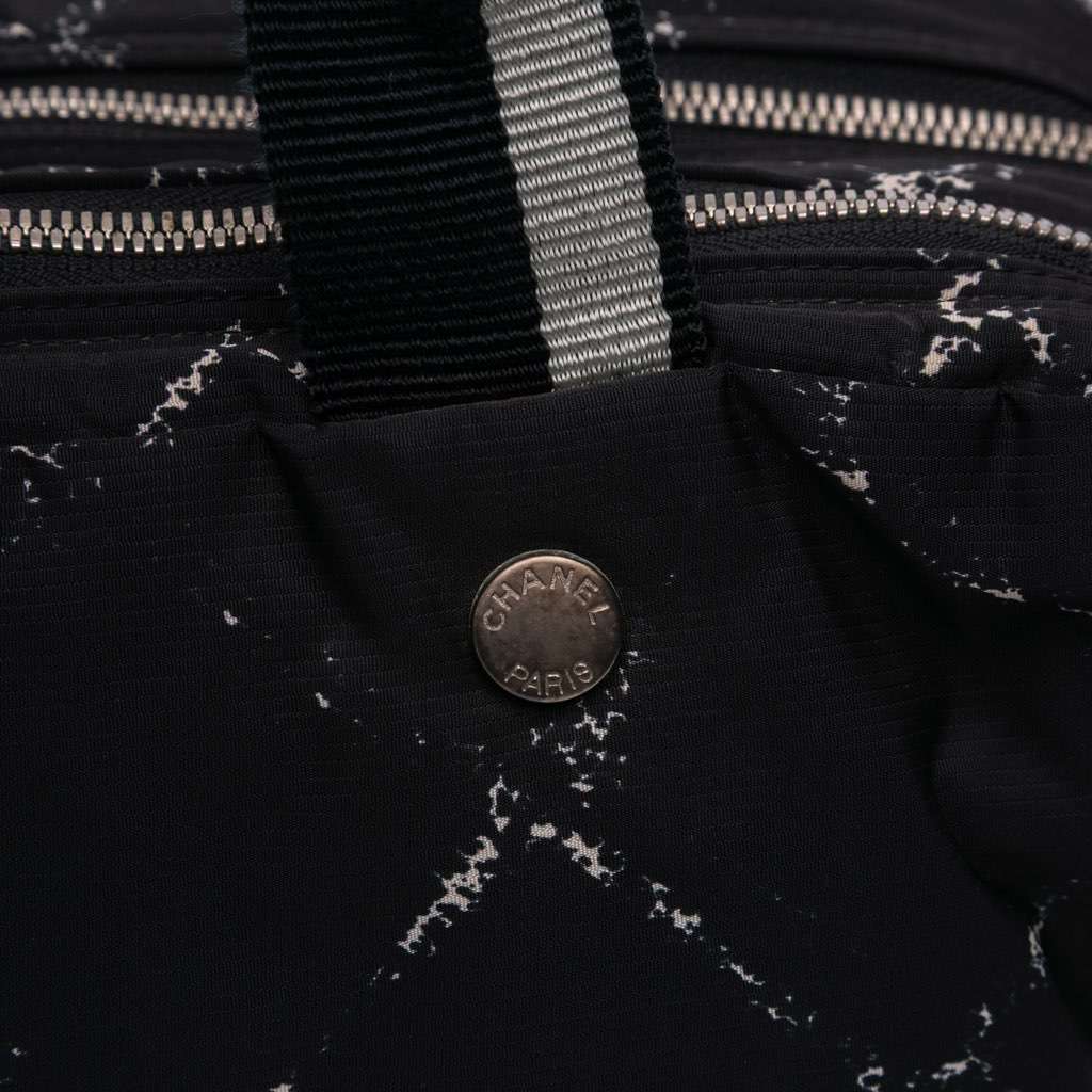 Chanel Old Travel Line Nylon Handbag - Image 10