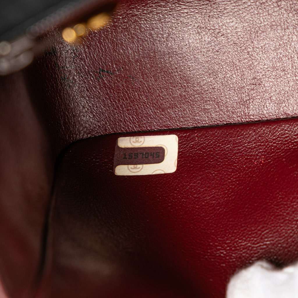 Chanel CC Quilted Lambskin Full Single Flap - Side view