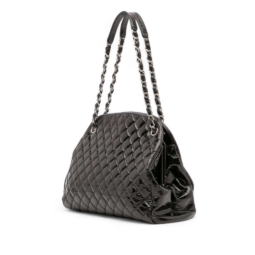 Chanel Large Aged Calfskin Just Mademoiselle Bowling Bag - 2