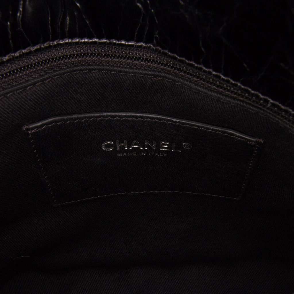 Chanel Large Aged Calfskin Just Mademoiselle Bowling Bag - 5