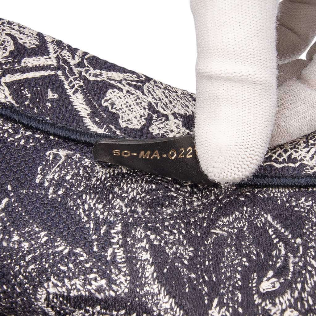 Dior Large Canvas Toile de Jouy Reverse Embroidered Book Tote - Detail 1