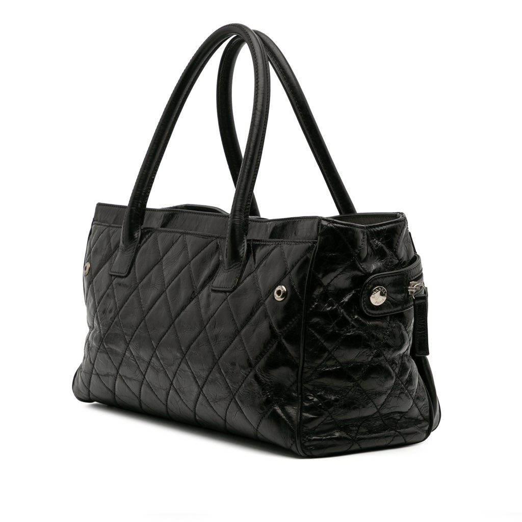 Chanel Medium Quilted Glazed Calfskin Executive Tote - 2