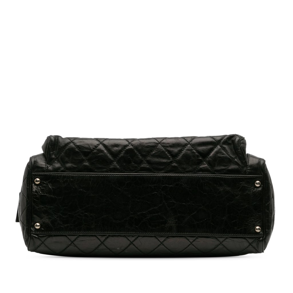 Chanel Medium Quilted Glazed Calfskin Executive Tote - 3