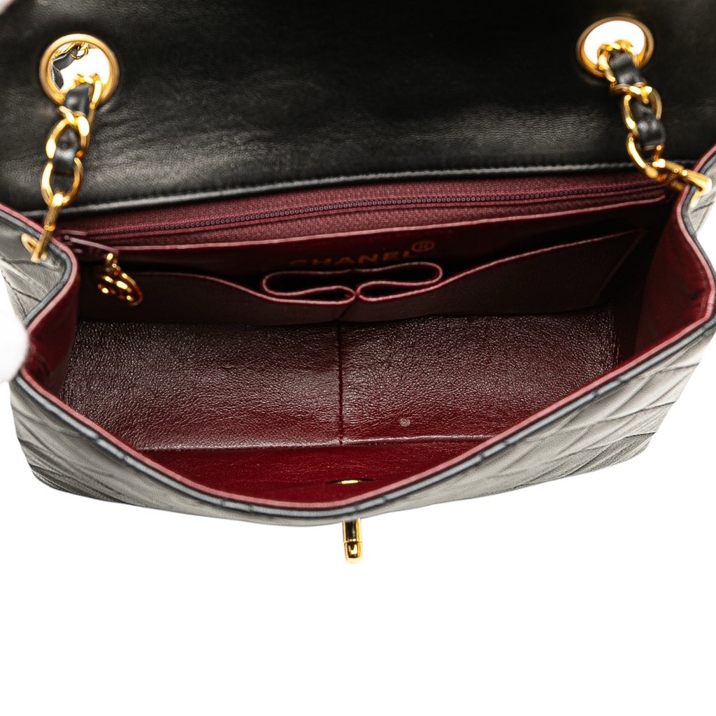 Chanel Square Quilted Lambskin Single Flap - 4