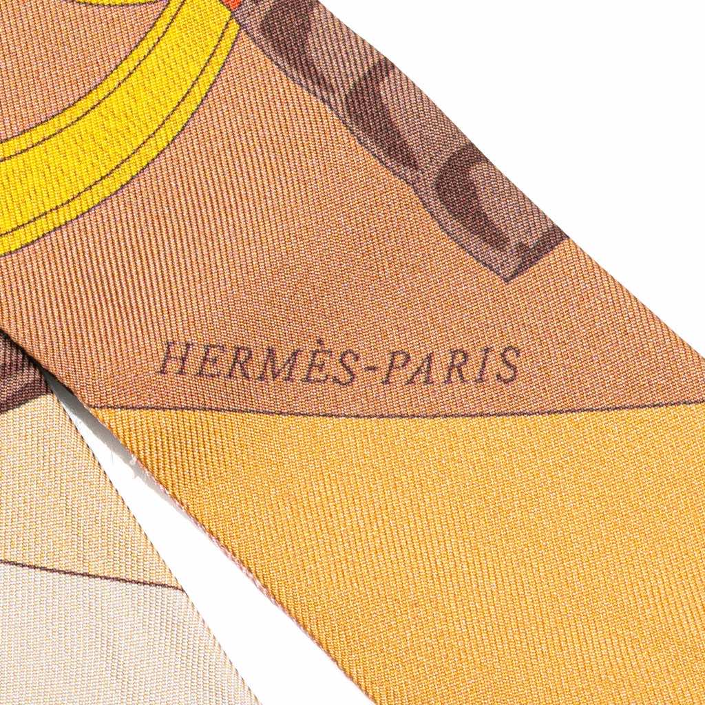 Hermès Grand Apparat Silk Twilly Scarf - Image 6