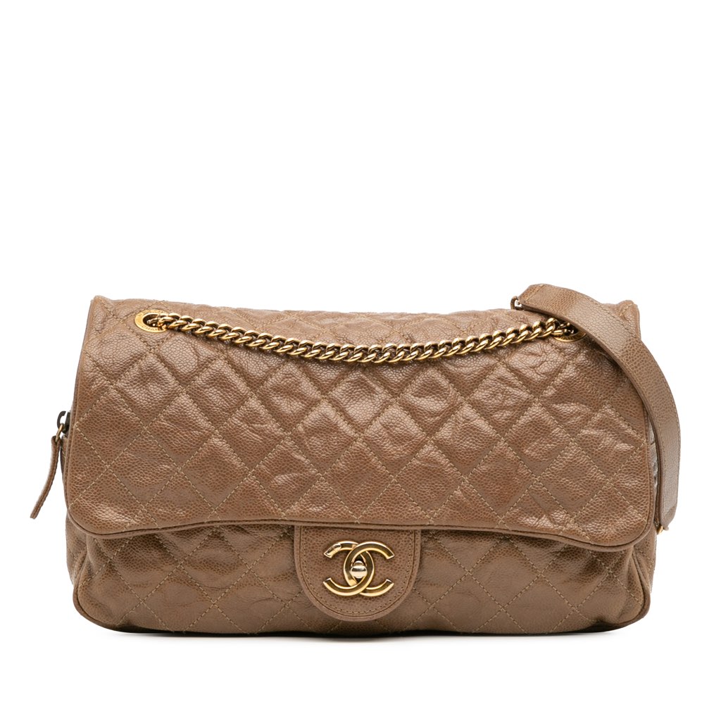 Chanel Large Quilted Caviar Shiva Flap