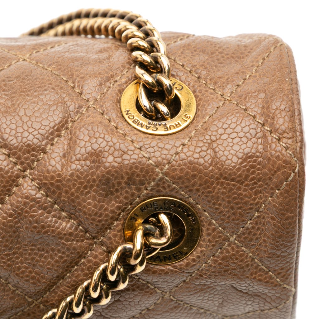 Chanel Large Quilted Caviar Shiva Flap - Image 12