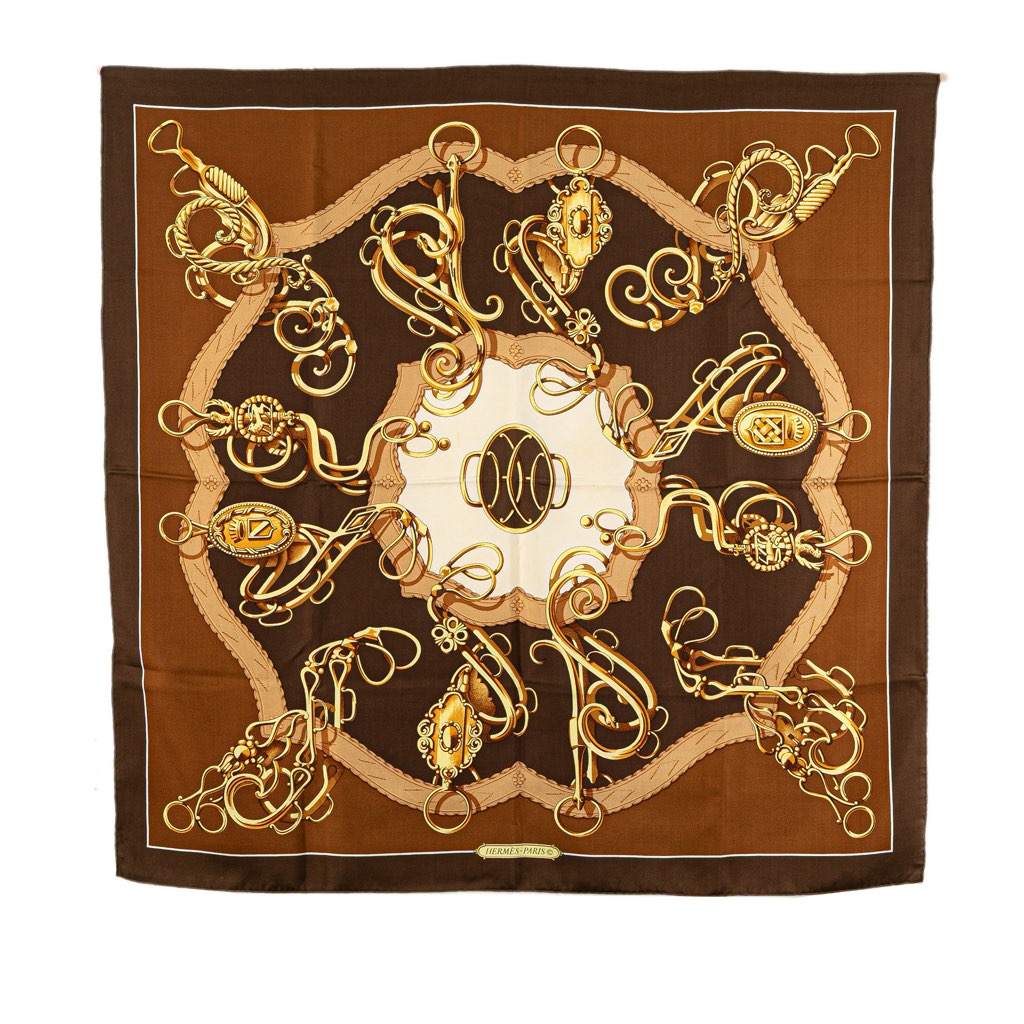 Hermès Lift Profile Silk Scarf