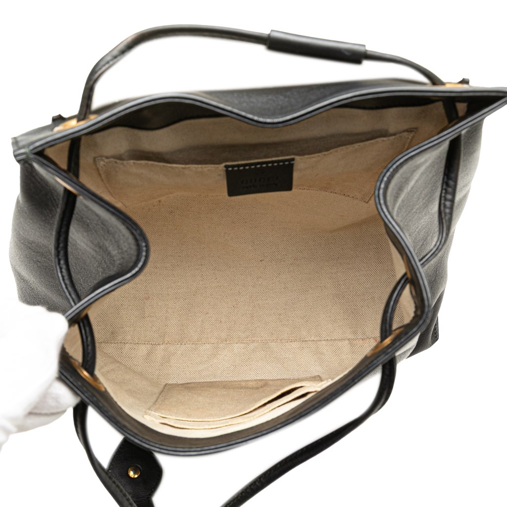 Gucci Leather Studded Animalier Malin Backpack - 4