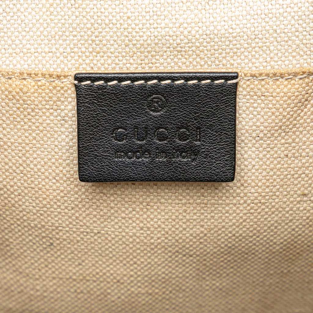 Gucci Leather Studded Animalier Malin Backpack - Side view