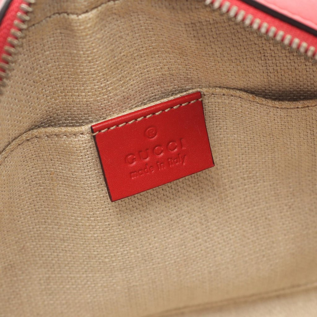 Gucci Calfskin Web Webby Bee Camera Bag - 4