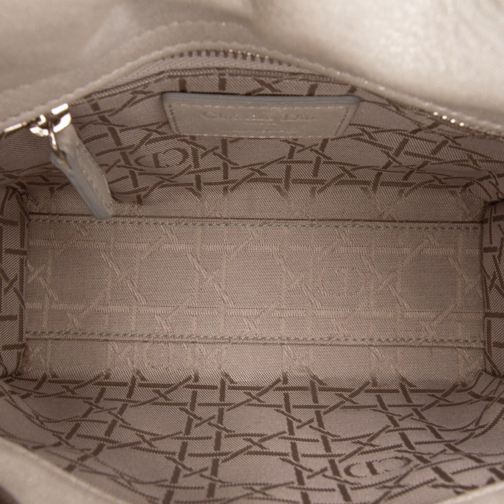 Dior Mini Iridescent Lambskin Cannage Lady Dior - 4