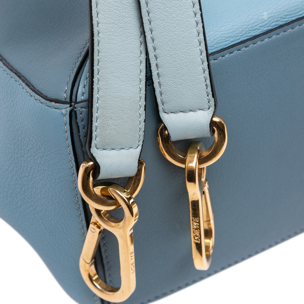 Loewe Small Tricolor Calfskin Puzzle Satchel - Image 12