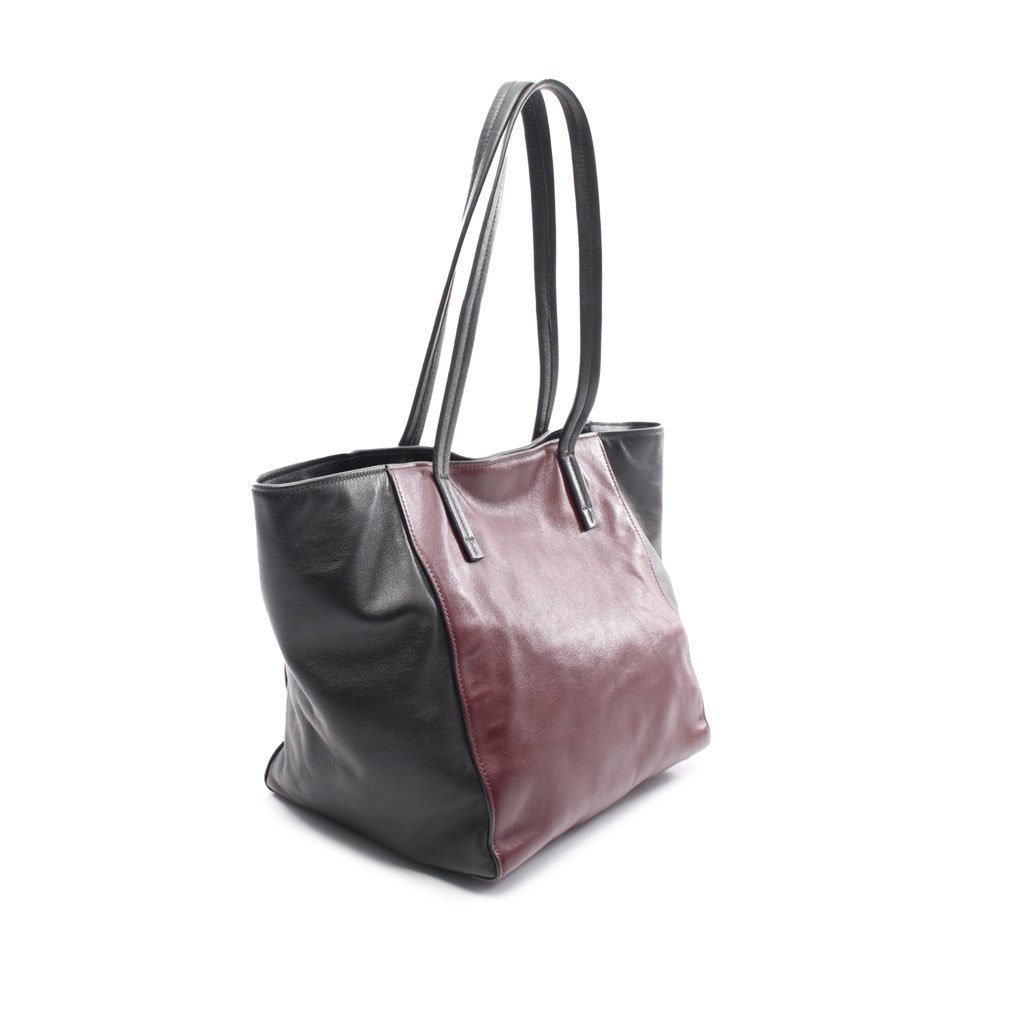 Prada Bicolor Soft Calf Shopping Tote - 2