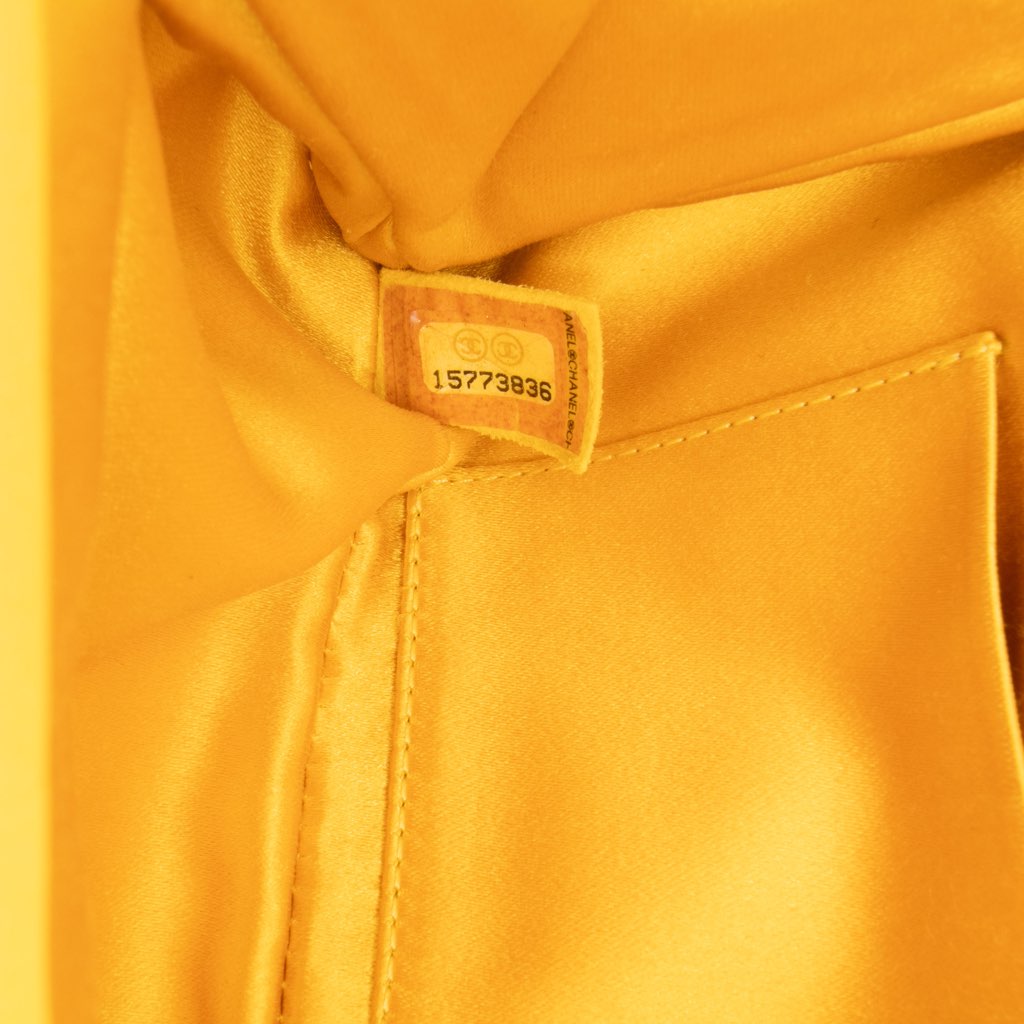 Chanel Satin Crystal Camellia Evening Frame Clutch - Detail 1