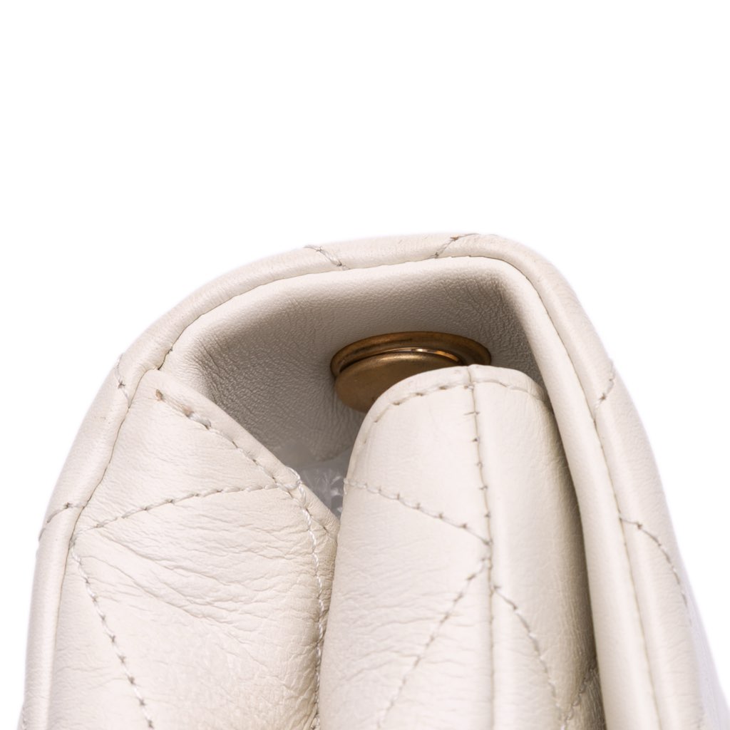 Chanel Mini Glazed Calfskin Pearl Side Flap - Image 11